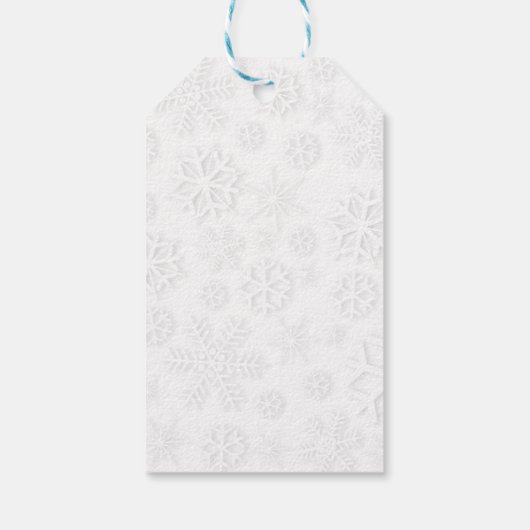 Kerst van warme chocolade en snoepsuikerriet cadeaulabel (Achterkant)