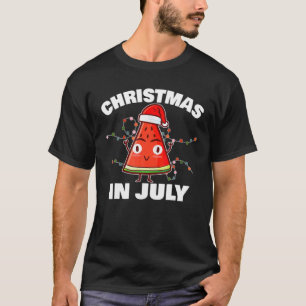 Kerst van watermeloenen in juli Kerstmis T-shirt