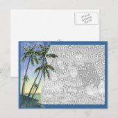 Kerst vanaf de kust feestdagenkaart (Voorkant / Achterkant)