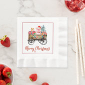 Kerst Varkenspapier servetten (Insitu)