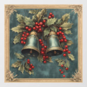 Kerst  venster Cling Raamsticker (Vel)