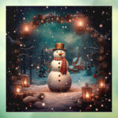 Kerst venster Cling Raamsticker (Vel 3)