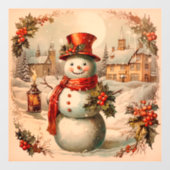 Kerst  venster Cling Raamsticker (Vel)