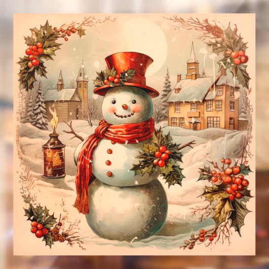 Kerst  venster Cling Raamsticker (Vel 2)