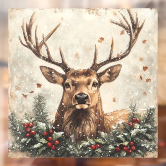 Kerst  venster Cling Raamsticker (Vel 2)