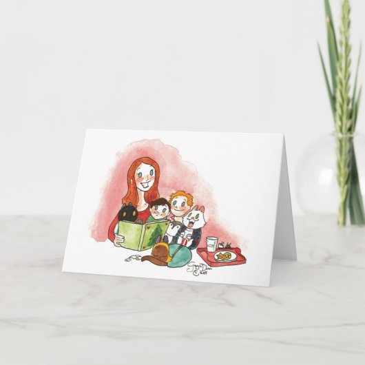 Kerst Verhaaltijd Kaart (Voorkant)