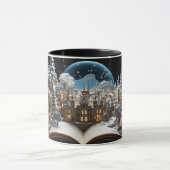 Kerst Verhalenboek Sneeuw-Wereldbol Village Mok (Midden)