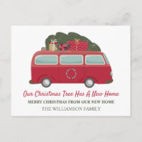 Kerst verhuisbericht | Camper & Kerstboom