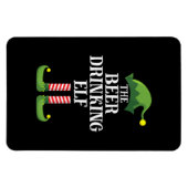 Kerst Verjaardag Bierdrinken Magneet (Horizontaal)