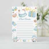 Kerst Verjaardag Capsule Note Bericht Kaart (Staand voorkant)