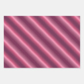 Kerst Verjaardag Trouwfeest Bordeaux Glossy Inpakpapier Vel (Voorkant 2)