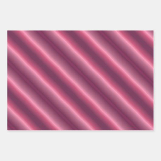 Kerst Verjaardag Trouwfeest Bordeaux Glossy Inpakpapier Vel (Voorkant 3)