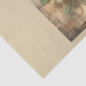 Kerst verleden ontwerp serie 17 tissuepapier (Detail)