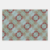 Kerst Verpakking Papier Blad Set van 3 Inpakpapier Vel (Voorkant 3)