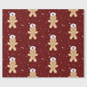 Kerst Verpleegkundige Praktijk Pediatric Student Cadeaupapier (Vlak)