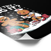 Kerst verpleegster heb je geprobeerd om het te ijs foto afdruk (Hoek)