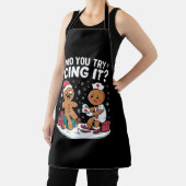 Kerst verpleegster heb je geprobeerd om het te ijs schort (Insitu)