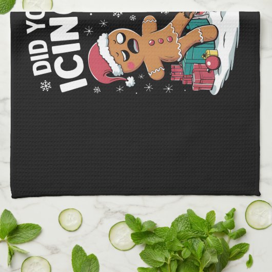 Kerst verpleegster heb je geprobeerd om het te ijs theedoek (Gevouwen)