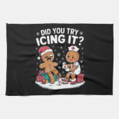 Kerst verpleegster heb je geprobeerd om het te ijs theedoek (Horizontaal)