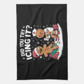 Kerst verpleegster heb je geprobeerd om het te ijs theedoek (Verticaal)