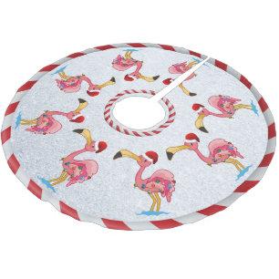 Kerst versierde flamingo boomrok kerstboom rok