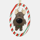 Kerst-versiering Caïro Terrier Keramisch Ornament (Links)