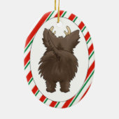Kerst-versiering Caïro Terrier Keramisch Ornament (Achterkant)
