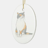 Kerst-versiering van Grumpy Katie Keramisch Ornament (Links)