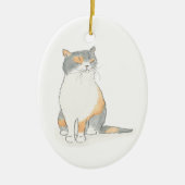 Kerst-versiering van Grumpy Katie Keramisch Ornament (Voorkant)