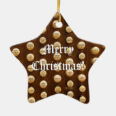 Kerst-versieringsbuizen voor pijpen keramisch ornament (Achterkant)