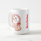 Kerst Vibes Drink Koffie Mok (Voorkant links)