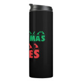 Kerst Vibes Feestdagen Xmas Thermosbeker (Geroteerd rechts)