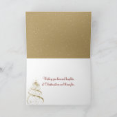 Kerst Victoriaans huis met familienaam Kaart (Binnen)