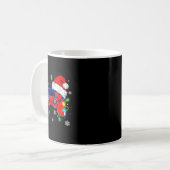 Kerst Video Game Controller Santa Hat Gamer Bo Koffiemok (Voorkant links)