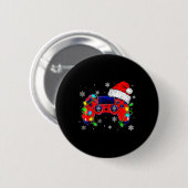 Kerst Video Game Controller Santa Hat Gamer Bo Ronde Button 5,7 Cm (Voorkant /achterkant)