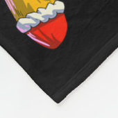 Kerst Video Game Controller Santa Hat Kerstmis Fleece Deken (Hoek)
