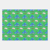 Kerst Video Games Patroon Inpakpapier Vel (Voorkant 3)