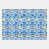 Kerst Video Games Patroon Inpakpapier Vel (Voorkant)