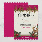 Kerst vieren kaart (Voorkant / Achterkant)