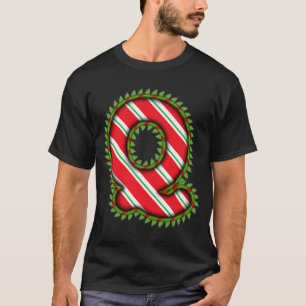 Kerst vieren met de letters van je gunst t-shirt