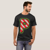 Kerst vieren met de letters van jouw naam t-shirt (Voorkant volledig)