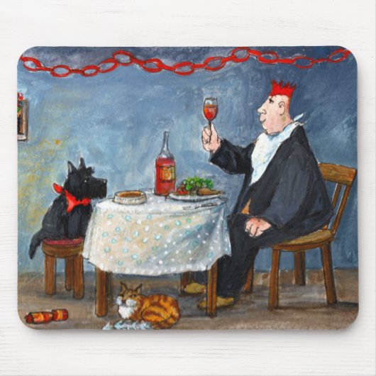 Kerst vieren. muismat (Voorkant)