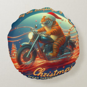 Kerst vieren rond kussen