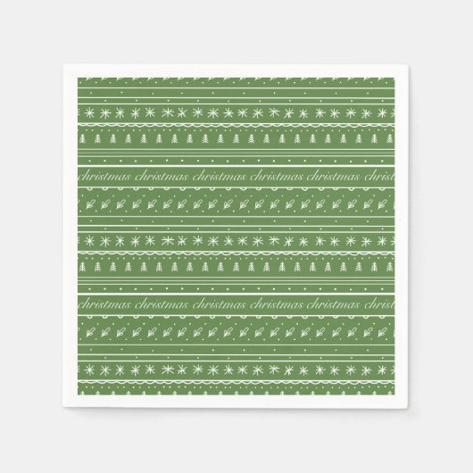 Kerst vieren servet (Voorkant)