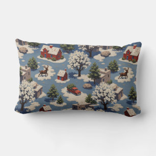 Kerst Vierkant Lumbar Kussen