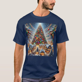 Kerst Village cadeau T-shirt
