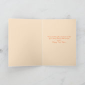  Kerst-Vintage Feestdagen Kaart (Binnen)