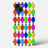Kerst Vintage Lichtbolletjes Case-Mate iPhone Case (Achterkant)