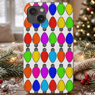 Kerst Vintage Lichtbolletjes Case-Mate iPhone Case