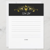 Kerst Vintage Ornamenten Rand 2 zwart (Achterkant)